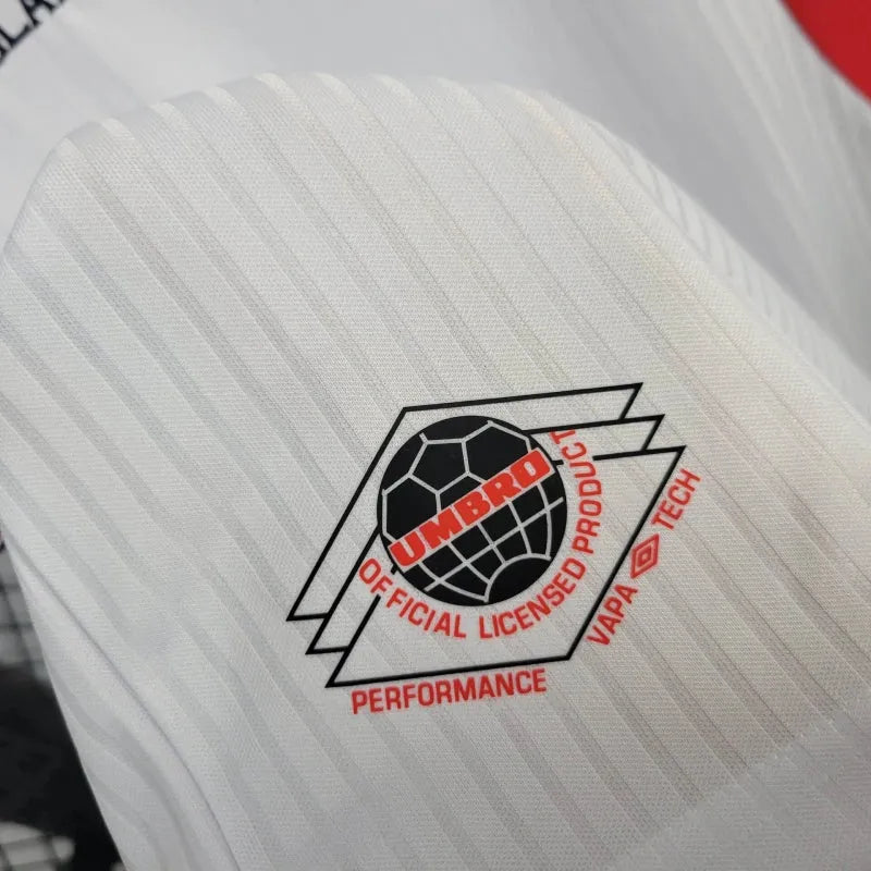 Camisa Seleção Inglaterra I 1998 Retrô Branca Masculina Umbro