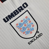 Camisa Seleção Inglaterra I 1998 Retrô Branca Masculina Umbro
