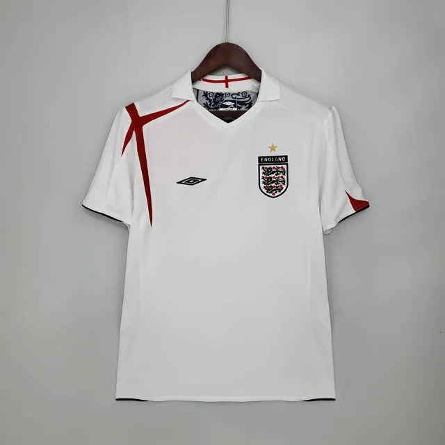 Camisa Seleção Inglaterra I 2005 Retrô Branca Masculina Umbro