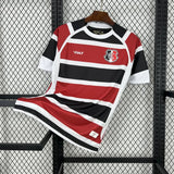 Camisa Santa Cruz I 25/26 Vermelha Preta e Branca Masculina Volt