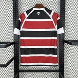Camisa Santa Cruz I 25/26 Vermelha Preta e Branca Masculina Volt