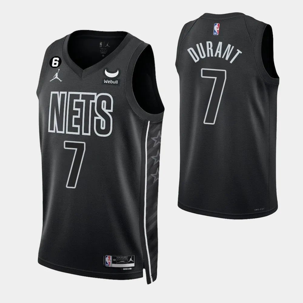 Regata Brooklyn Nets Swingman Statement Edition 22/23 Preta Masculina Jordan