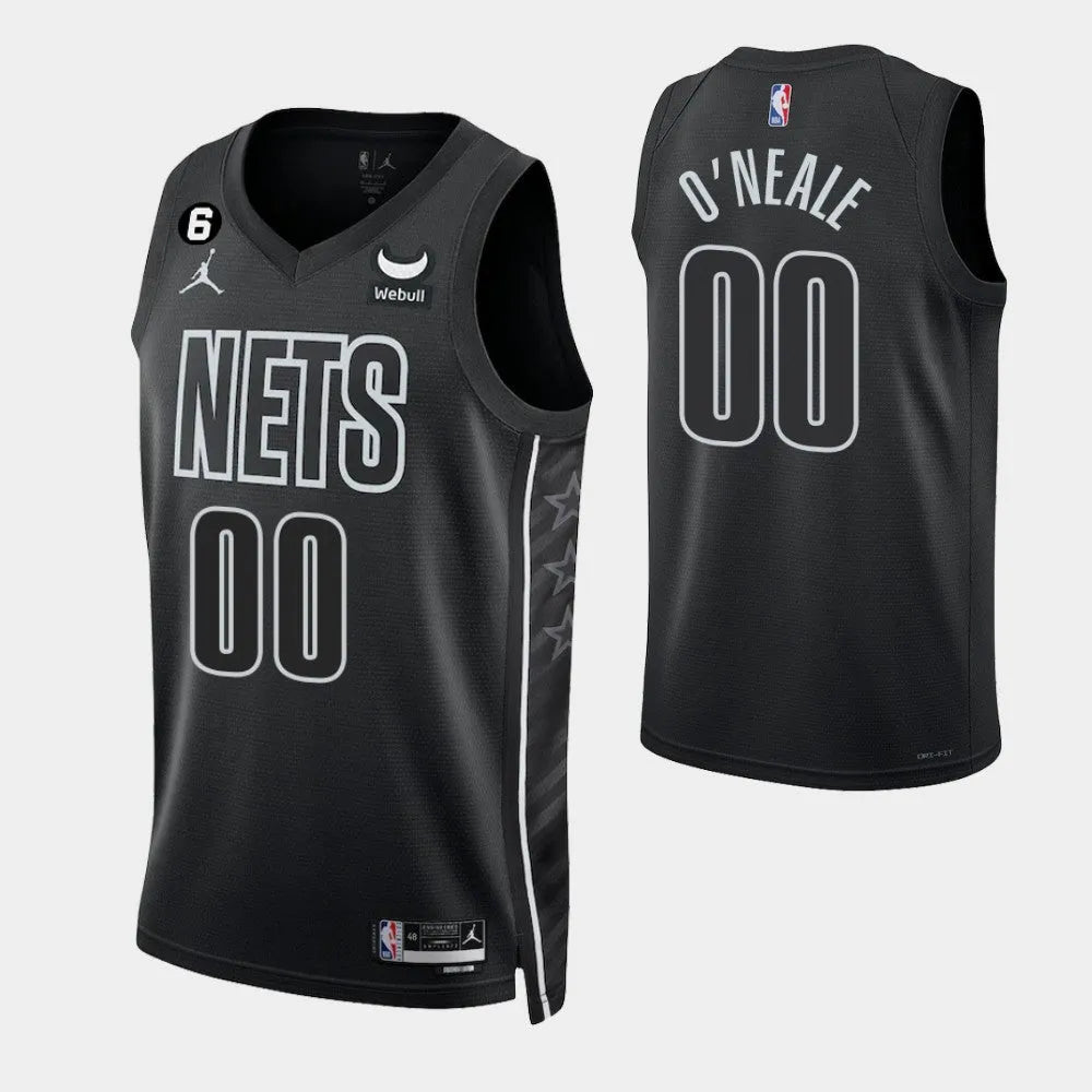 Regata Brooklyn Nets Swingman Statement Edition 22/23 Preta Masculina Jordan