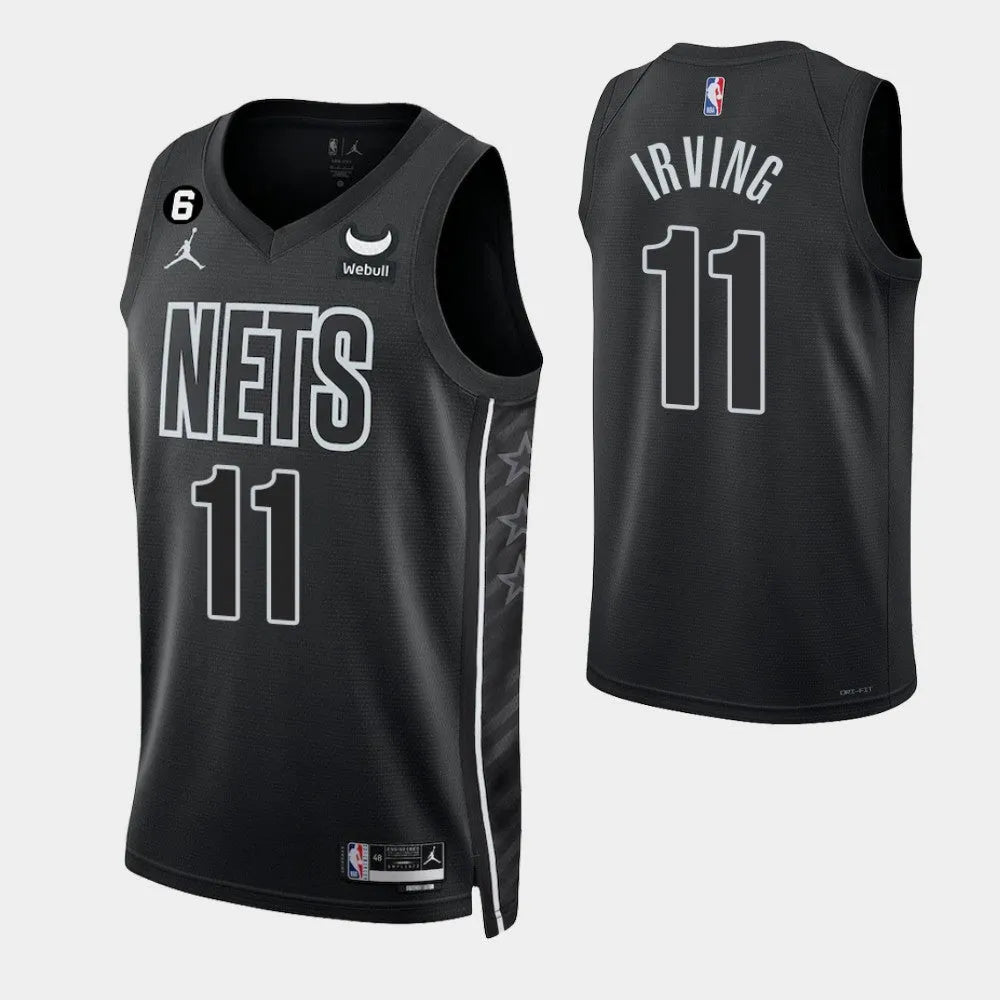 Regata Brooklyn Nets Swingman Statement Edition 22/23 Preta Masculina Jordan