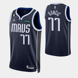 Regata Dallas Mavericks Swingman Statement Edition 22/23 Azul Marinho Masculina Jordan