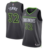 Regata Minnesota Timberwolves Swingman Statement Edition 22/23 Preta Masculina Jordan