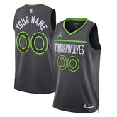Regata Minnesota Timberwolves Swingman Statement Edition 22/23 Preta Masculina Jordan