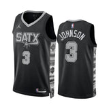 Regata San Antonio Spurs Swingman Statement Edition 22/23 Preta Masculina Jordan