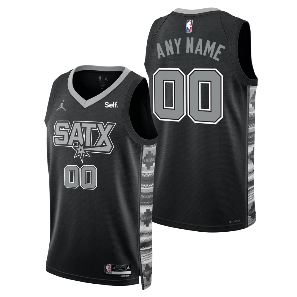 Regata San Antonio Spurs Swingman Statement Edition 22/23 Preta Masculina Jordan