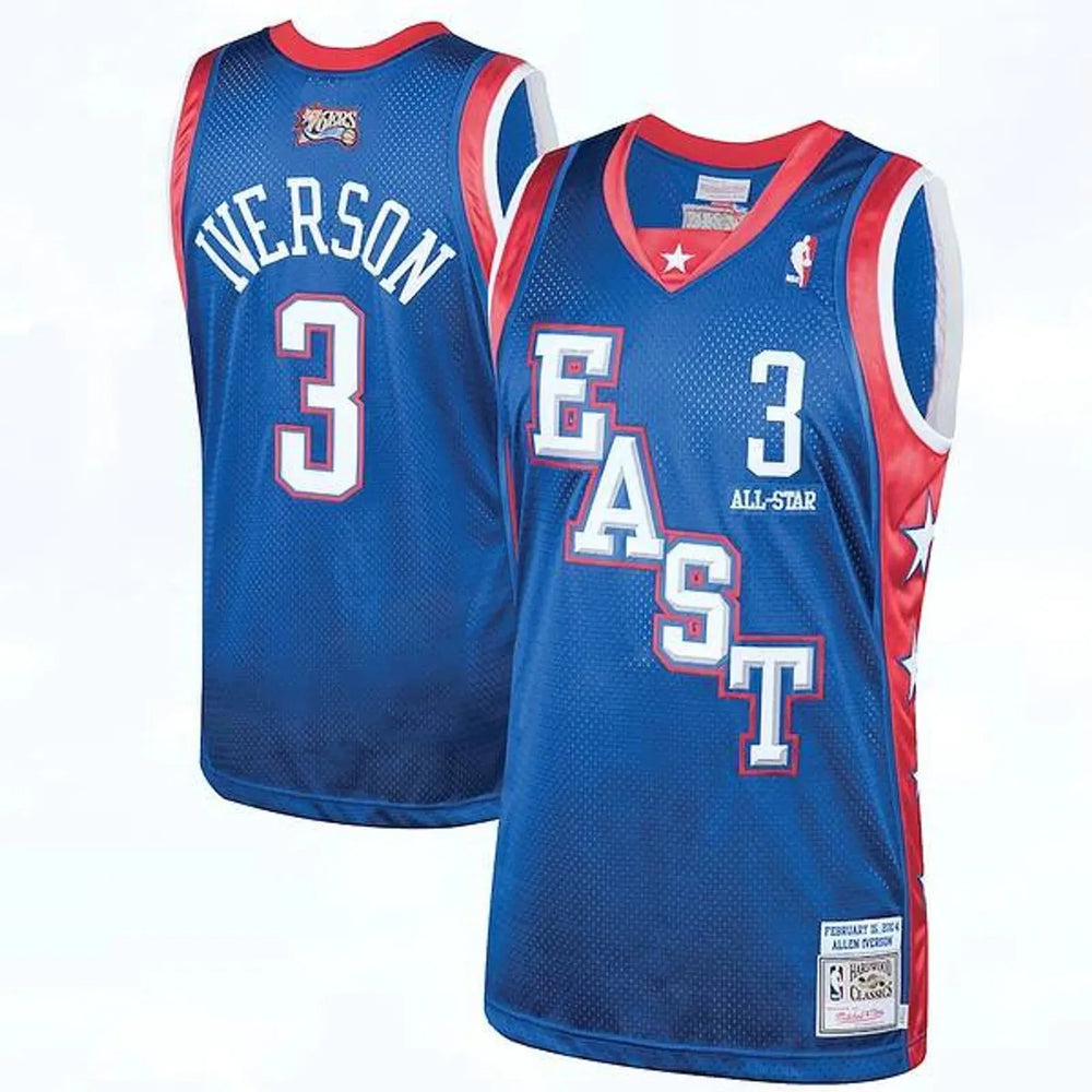 Regata All-Star Game Mitchell & Ness Hardwood Classics 2004 Azul Iverson #3