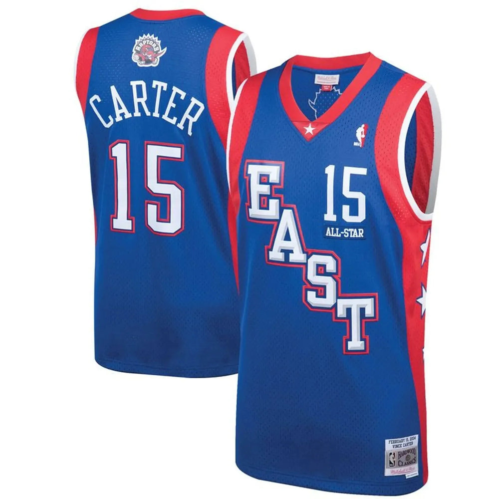 Regata All-Star Game Mitchell & Ness Hardwood Classics 2004 Azul Carter #15