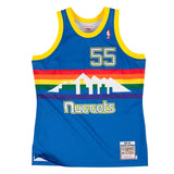 Regata Denver Nuggets Mitchell & Ness Hardwood Classics 91/92 #55 Mutombo Azul - DS Sports - Artigos Esportivos