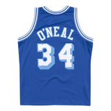 Regata Los Angeles Lakers Mitchell & Ness Hardwood Classics 96/97 #34 Shaquille O'Neal Azul - DS Sports - Artigos Esportivos