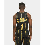 Regata Toronto Raptors Mitchell & Ness Hardwood Classics 98/99 #1 McGrady Preta - DS Sports - Artigos Esportivos