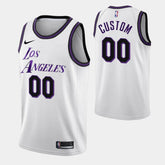 Regata Los Angeles Lakers Swingman City Edition 22/23 Branca Nike