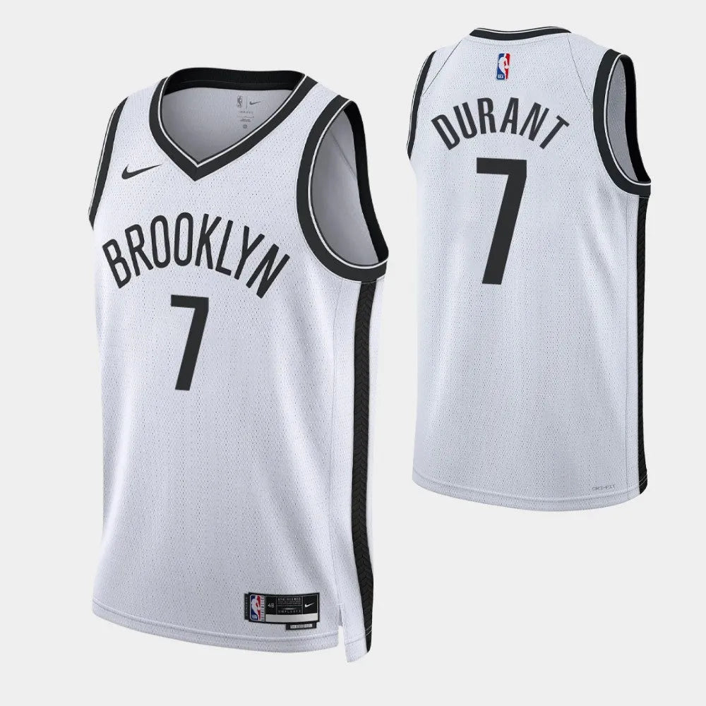 Regata Brooklyn Nets Swingman Association Edition 22/23 Branca Masculina Nike