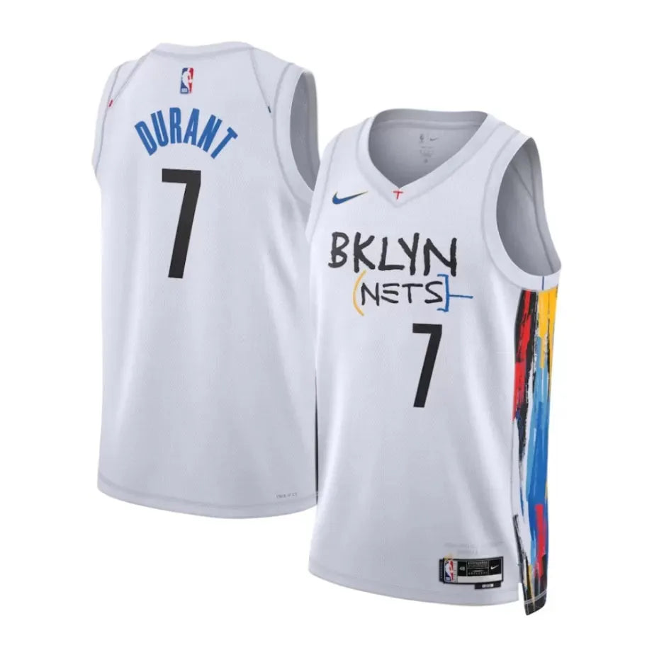 Regata Brooklyn Nets Swingman City Edition 22/23 Branca Masculina Nike