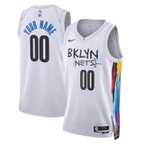 Regata Brooklyn Nets Swingman City Edition 22/23 Branca Masculina Nike