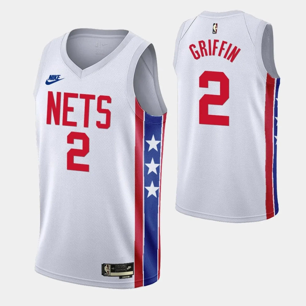 Regata Brooklyn Nets Swingman Classic Edition 22/23 Branca Masculina Nike