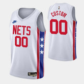 Regata Brooklyn Nets Swingman Classic Edition 22/23 Branca Masculina Nike