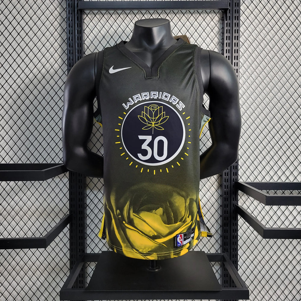 Regata Golden State Warriors Swingman City Edition 22/23 Preta Masculina Nike