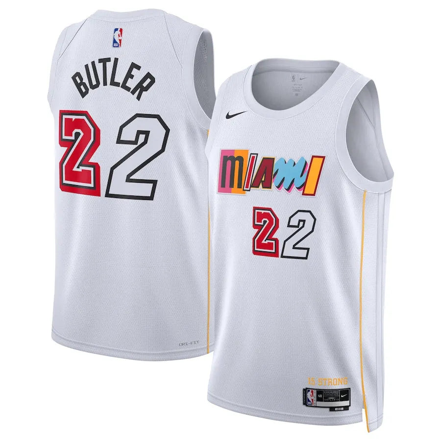 Regata Miami Heat Swingman City Edition 22/23 Branca Masculina Nike