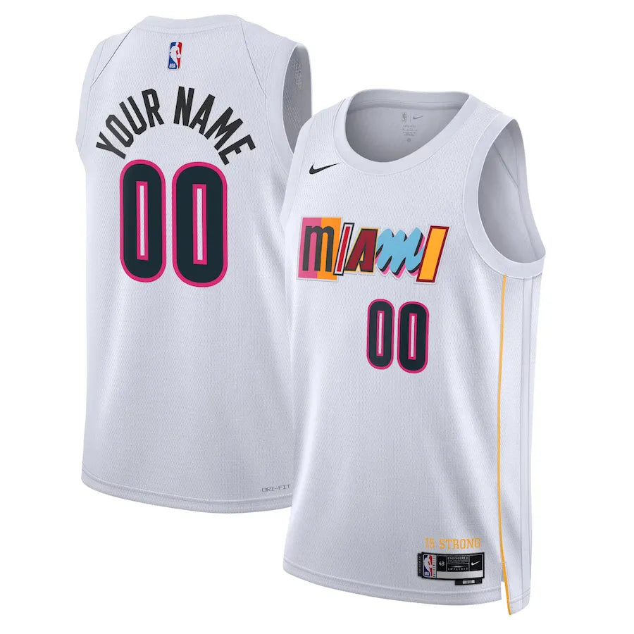 Regata Miami Heat Swingman City Edition 22/23 Branca Masculina Nike
