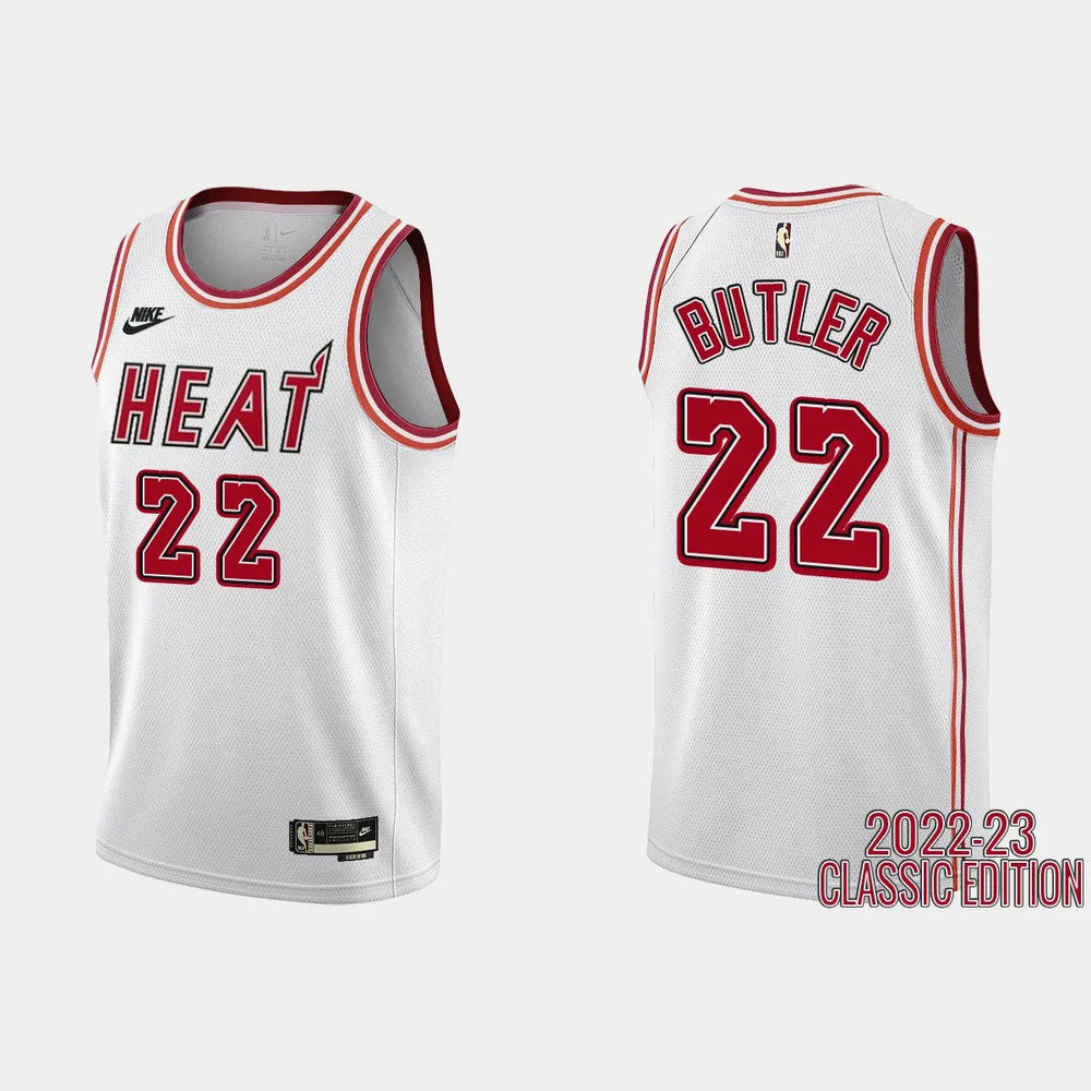 Regata Miami Heat Swingman Classic Edition 22/23 Branca Masculina Nike