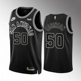 Regata San Antonio Spurs Swingman Classic Edition 22/23 Preta Masculina Nike