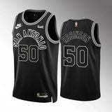 Regata San Antonio Spurs Swingman Classic Edition 22/23 Preta Masculina Nike