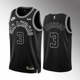 Regata San Antonio Spurs Swingman Classic Edition 22/23 Preta Masculina Nike