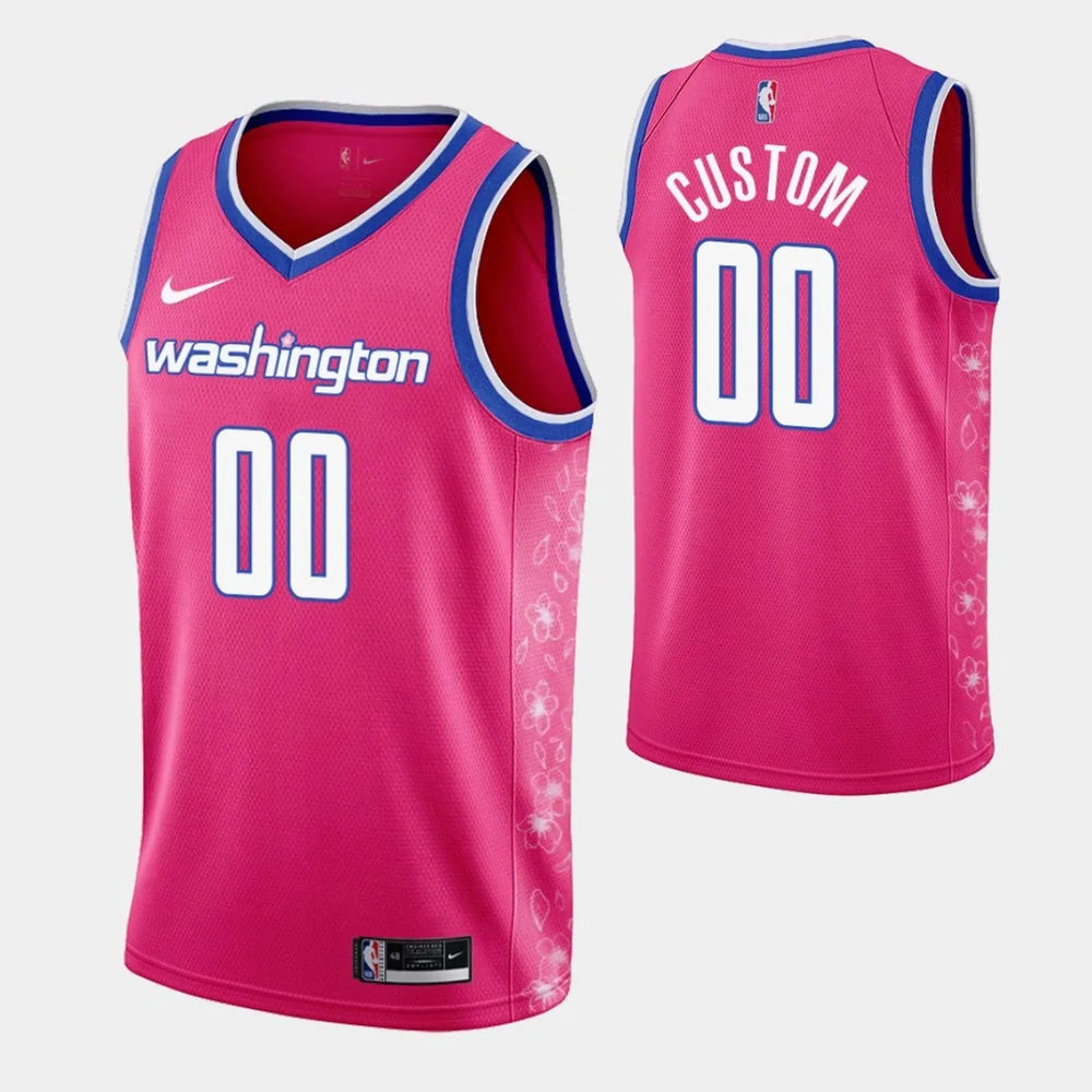 Regata Washington Wizards Swingman City Edition 22/23 Rosa Masculina Nike