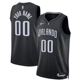Regata Orlando Magic Swingman City Edition 22/23 Preta Masculina Nike