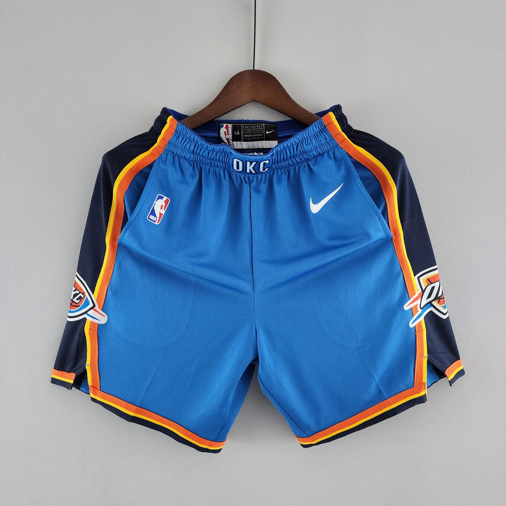 Short NBA Oklahoma City Thunder 22/23 Azul Masculino Nike