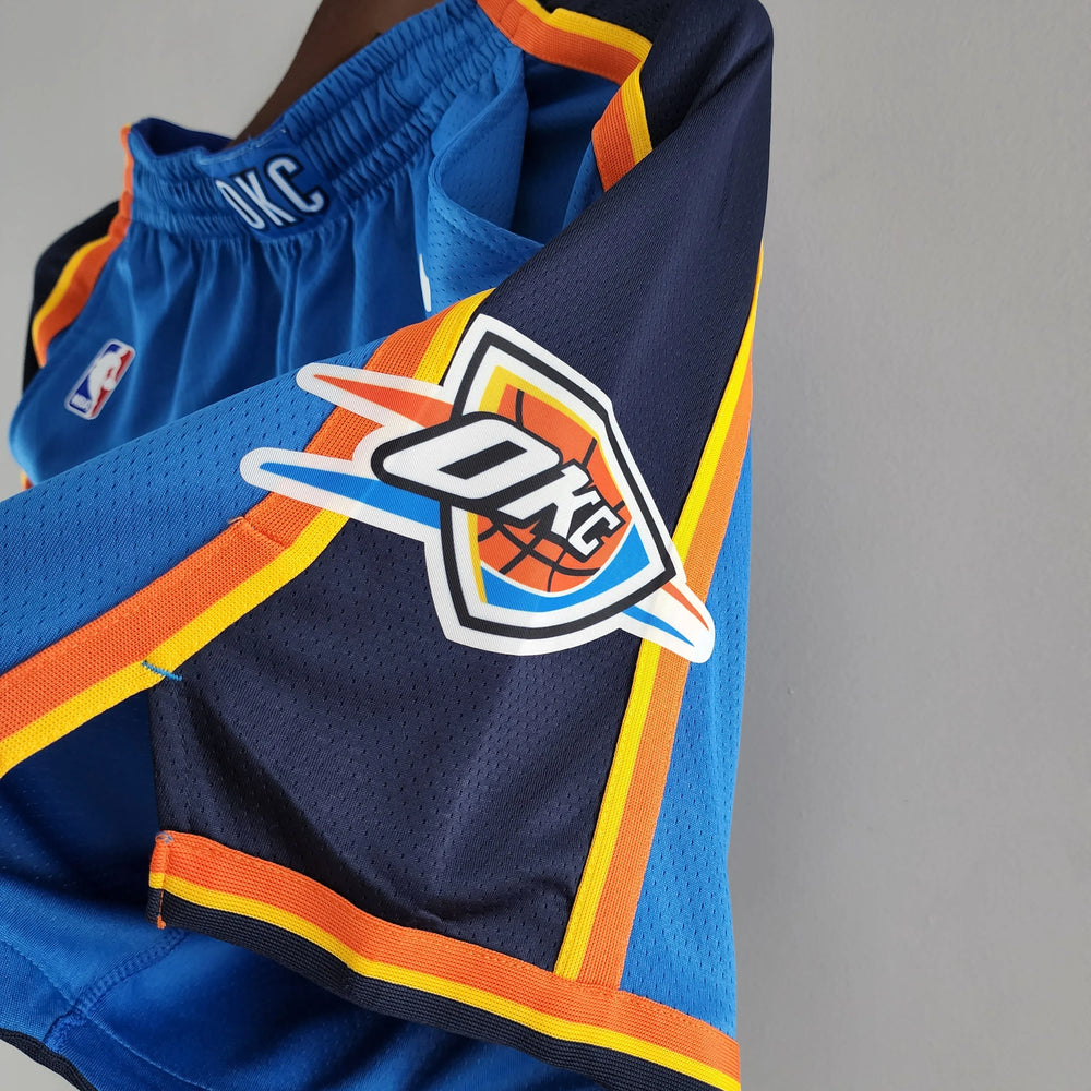 Short NBA Oklahoma City Thunder 22/23 Azul Masculino Nike