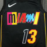 Regata Miami Heat Swingman City Edition 75 Anos Preta Masculina