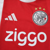 Camisa Ajax I 26/27 Vermelha e Branca Masculina