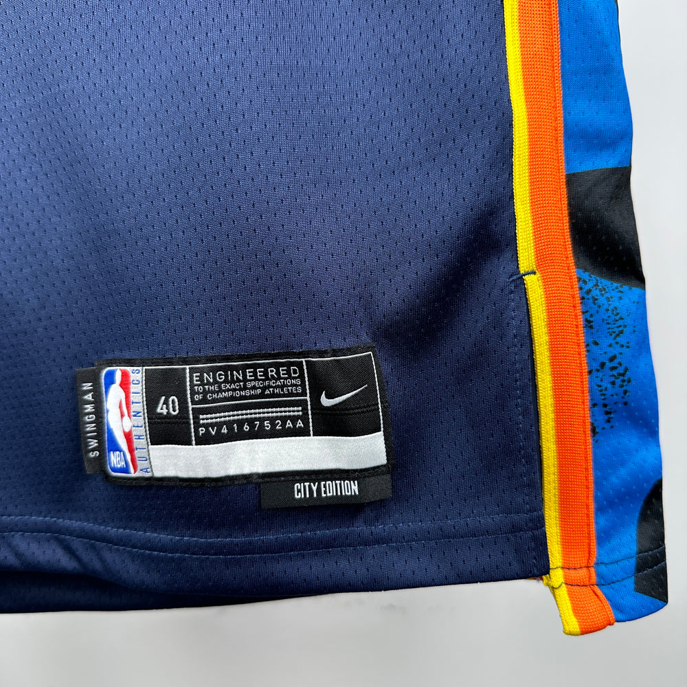 Regata Oklahoma City Thunder Swingman City Edition 24/25 Azul Nike