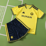Conjunto Infantil Al Nassr I 26/27 Amarelo