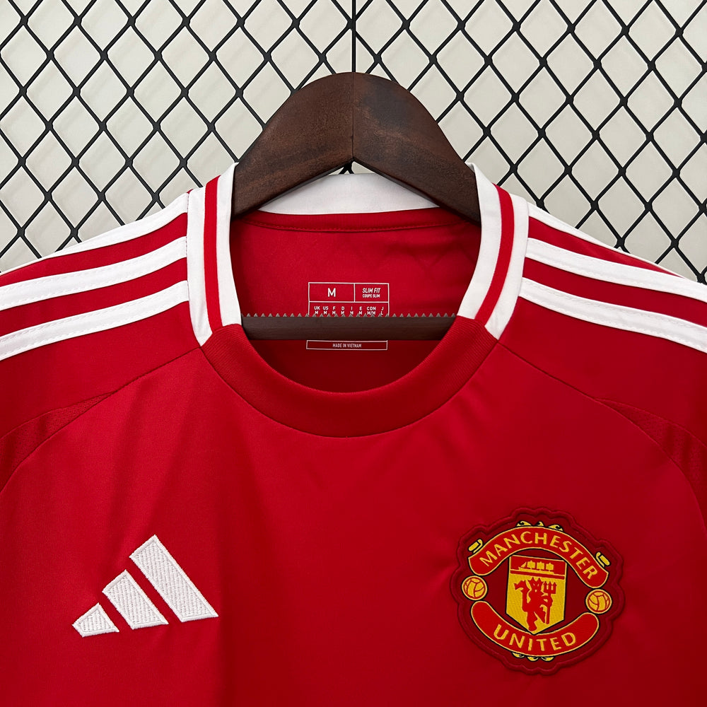 Camisa Manchester United I 24/25 Vermelha Adidas