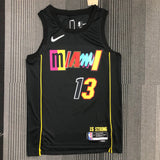 Regata Miami Heat Swingman City Edition 75 Anos Preta Masculina