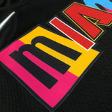 Regata Miami Heat Swingman City Edition 75 Anos Preta Masculina