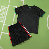 Conjunto Infantil Seleção México III Copa do Mundo 2026 Preta Adidas