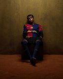 Camisa Barcelona Travis Scott Edição Especial Vermelha/Azul