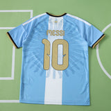 Camisa Seleção Argentina Comemorativa Messi #10 Azul e Branca