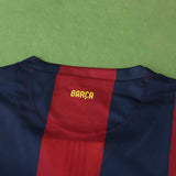 Camisa Barcelona I 2014/2015 Retrô Vermelha/Azul