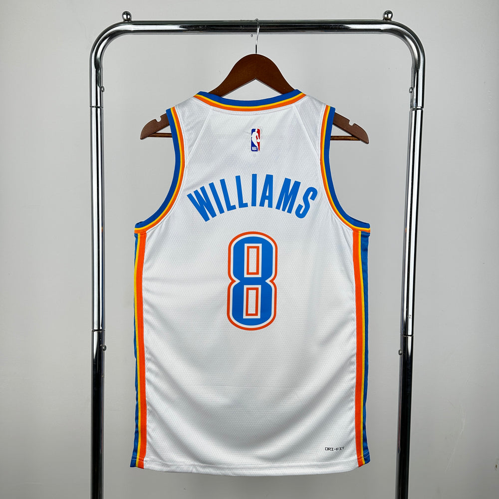 Regata Oklahoma City Thunder Swingman Association Edition 24/25 Branca Nike
