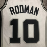 Regata San Antonio Spurs #10 Dennis Rodman Retrô 1993/1994 Branca