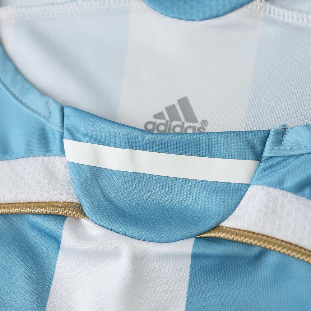 Camisa Seleção Argentina I Copa do Mundo 2006 Azul e Branca Retrô Adidas