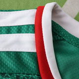 Conjunto Infantil Seleção México I Copa do Mundo 2026 Verde Adidas